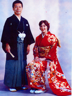 photo des mariés japonais